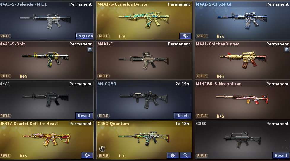 Game account sale CrossFire